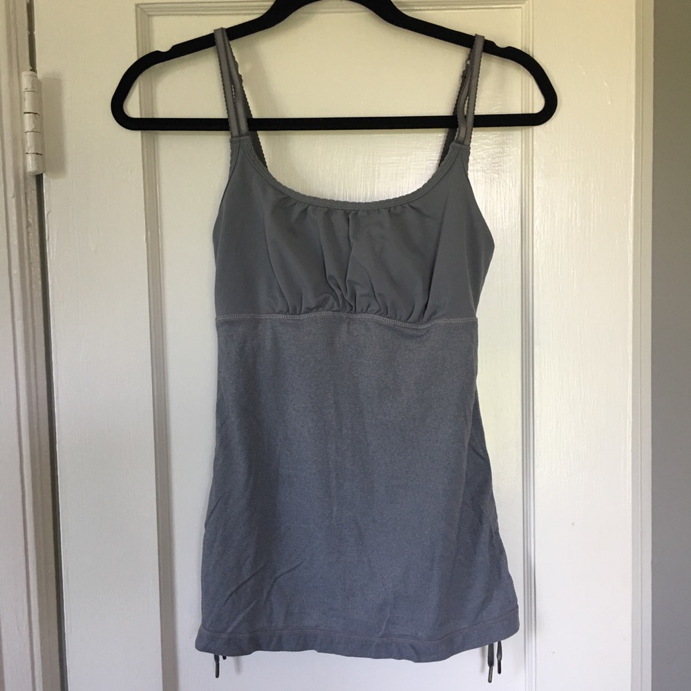 Lulu Lemon gray exercise top